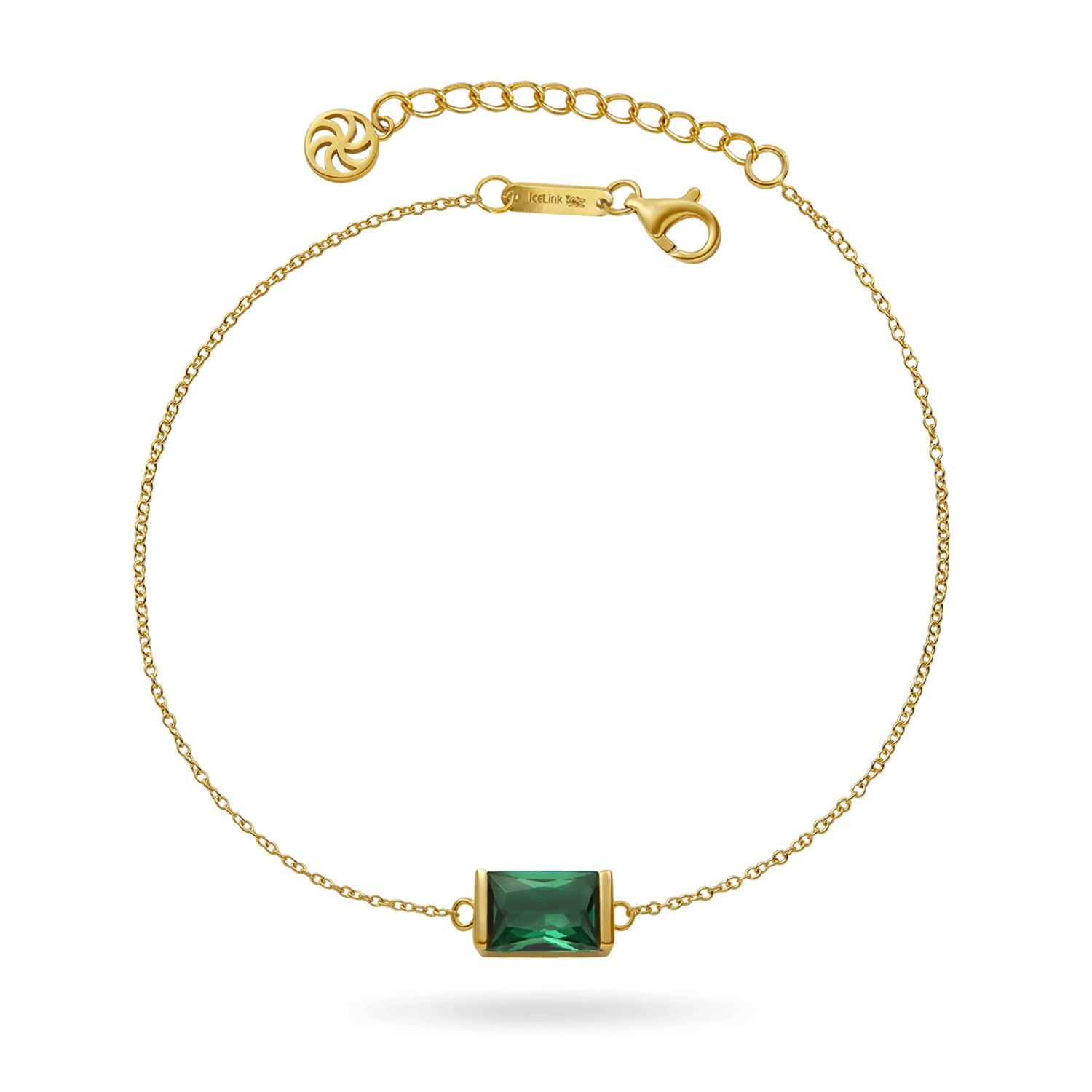 14K Emerald Bracelet Bracelets IceLink-CAL   